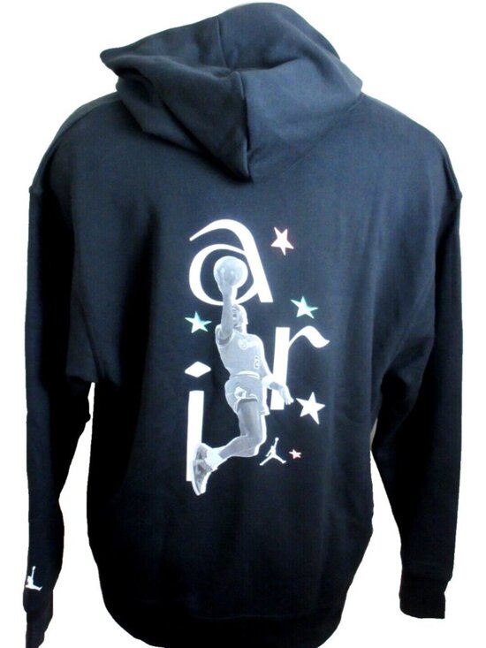 Jordan Other - Men's Jordan Sport DNA PO Graphic Print Hoodie Sweatshirt Black White Size XL